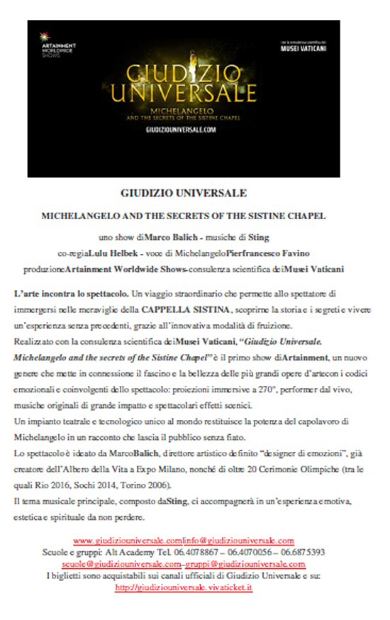 GIUDIZIO UNIVERSALE